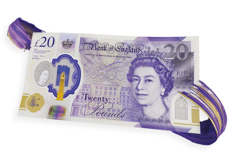 Bank of England unveils £20 note